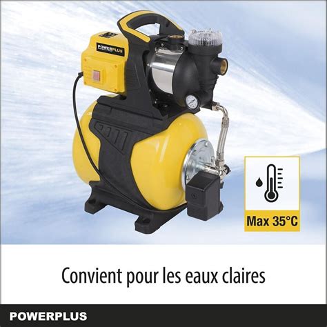 Powerplus Pompe à Eau Électrique POWXG9573 Pression de 1000 W