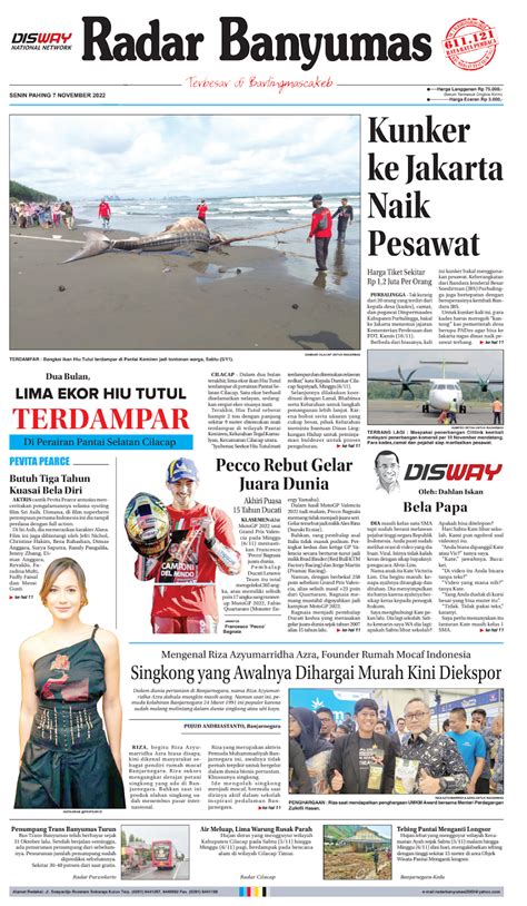 E Paper Senin Pahing November Radar Banyumas Digital Edition