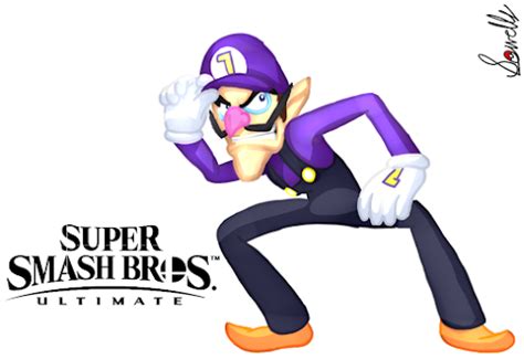 Waluigi - Super Smash Bros. Ultimate by Sowells on DeviantArt