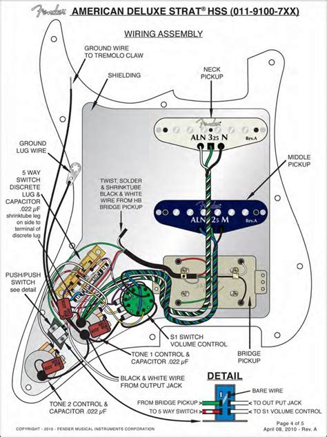 Fender Mustang Guitar Wiring Diagram