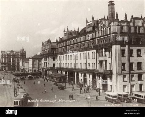 Metropol Hotel, Moscow, Soviet Union Stock Photo - Alamy