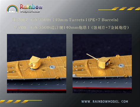 Nnt Modell Ijn 5500t 140mm Turrets I Pe 7 Barrels Online Kaufen