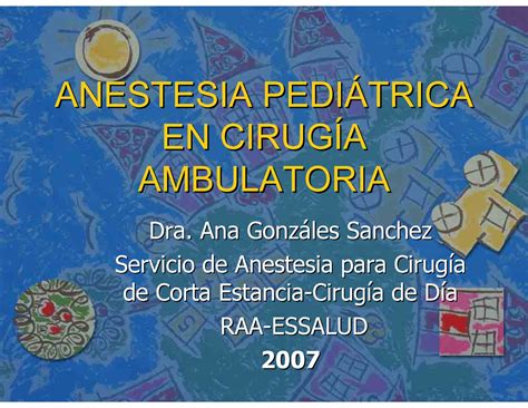 Bueno 19 Anestesia Ambulatoria En Pediatria ANESTESIA PEDI ANESTESIA