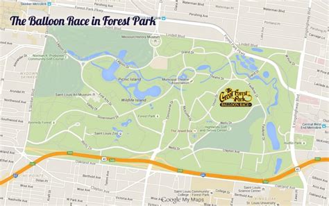 Map Of St Louis Forest Park | NAR Media Kit