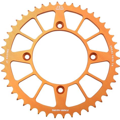 Jt Sprockets Ktm Jta Org Aluminium Rear Sprocket Orange Motardinn