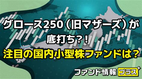 グロース250（旧マザーズ）が底打ち？！ 注目の国内小型株ファンドは？｜sbi証券 投資情報メディア