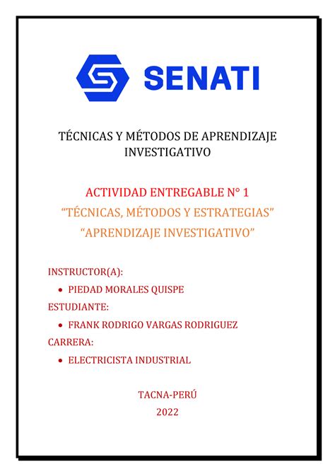 T Cnicas Y M Todos De Aprendizaje Investigativo T Cnicas Y M Todos De