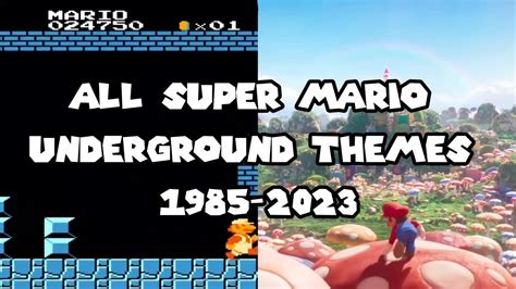 All Super Mario Underground Themes Youtube