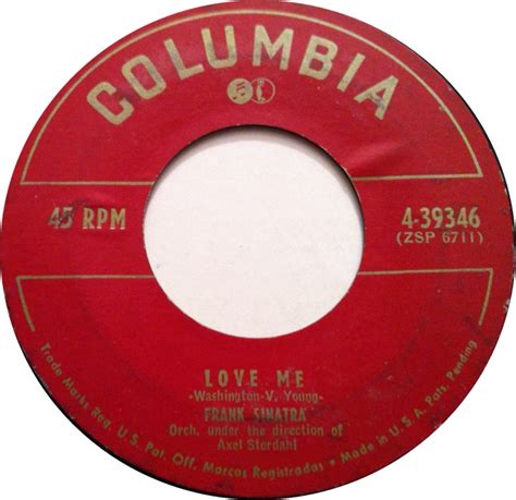 Love Me I Whistle A Happy Tune By Frank Sinatra Single Reviews