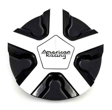 American Racing Gloss Black Machined X Mm Wheel Center Cap Fits