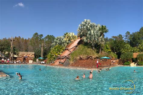 Disney Coronado Springs Resort Pool, 123-foot water slide