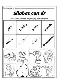 Ideas De Silaba Dra Dro Dre Dru Dri Silabas Trabadas Silabas