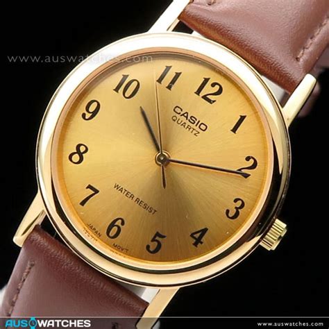 BUY Casio Unisex Golden Analogue Quartz Watch MTP-1095Q-9B1, MTP1095Q ...