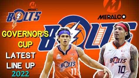 Meralco Bolts Latest Line Up Pba Update Pba Governors Cup Youtube