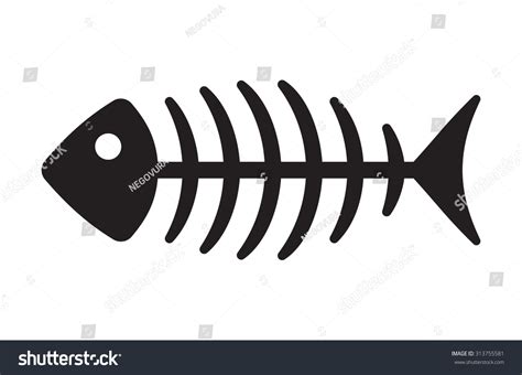 Fish Skeleton Labeled