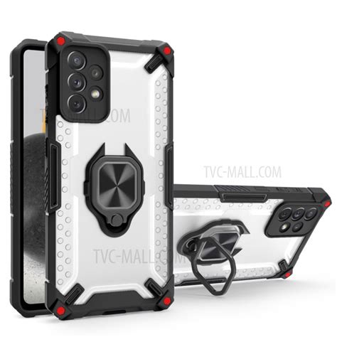 Wholesale Shockproof Pc Tpu Hybrid Phone Case Shell With Ring Holder