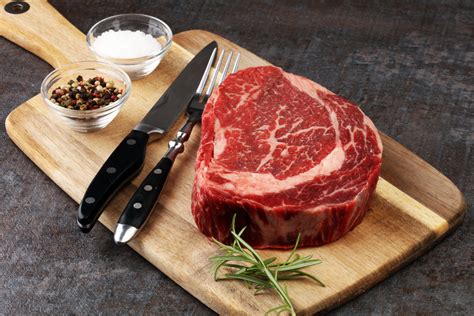 Australian Premium Black Angus Ribeye Steak Scotch Fillet Ms 2 ~25cm 400g Aussie Meat