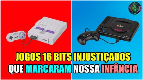 Jogos Do Super Nintendo E Mega Drive Injusti Ados Que Nos Marcaram