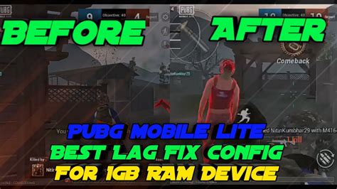 Best Lag Fix Config For Pubg Mobile Lite In Gb Ram Device Newboy