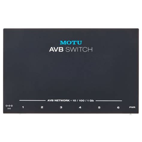 Motu Avb Switch Five Port 1 Gigabit Avb Ethernet Switch