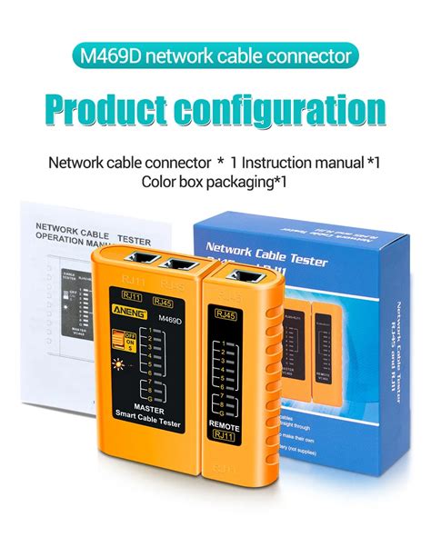 Aneng M D Rj Cable Lan Tester Network Cable Tester Rj Rj Rj