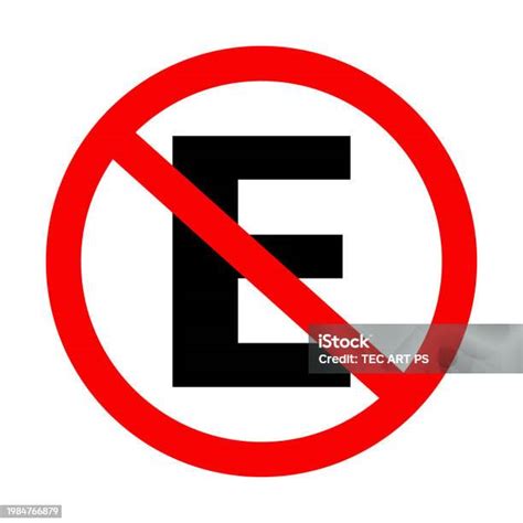 Traffic Sign No Parking Stock Illustration Download Image Now Arrow