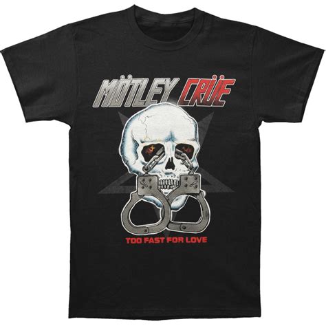 Motley Crue Motley Crue Mens Skull Shack T Shirt Black