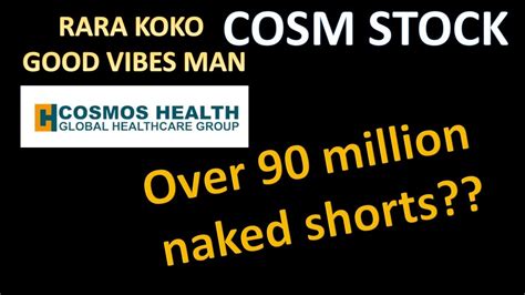 Cosm Stock Shorts Sellers Over Million Naked Shorting Who Amongs