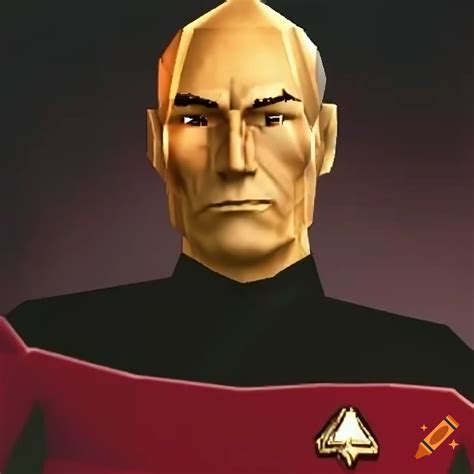 Blocky N Npc Version Of Captain Picard On Craiyon