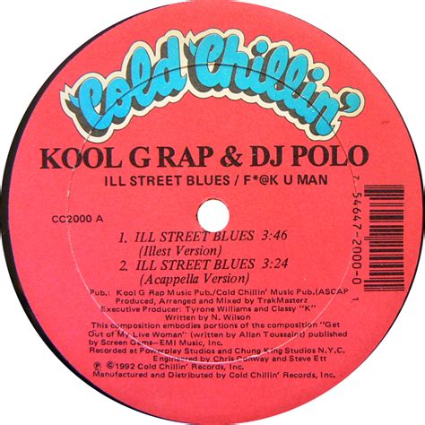 Kool G Rap Dj Polo Ill Street Blues