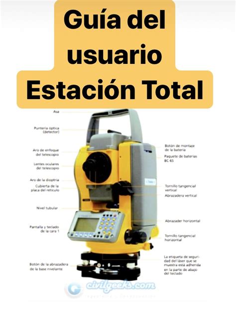 Guía del usuario estación total Trimble M3 CivilGeeks