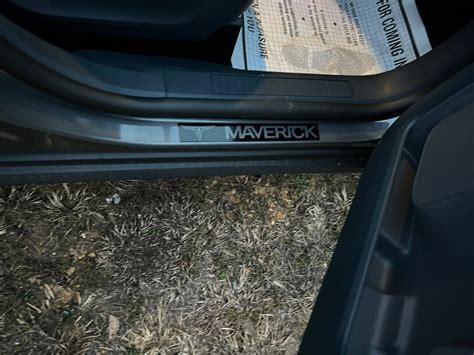 New Ford Maverick Door Sill Decal Set With Logo For Door Includes