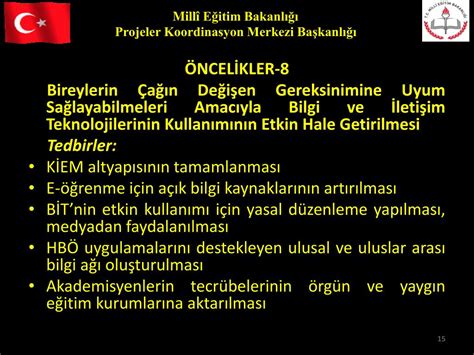 PPT Mill î Eğitim Bakanlığı Projeler Koordinasyon Merkezi Başkanlığı