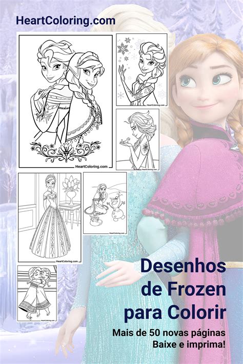 Desenhos Para Colorir Da Frozen