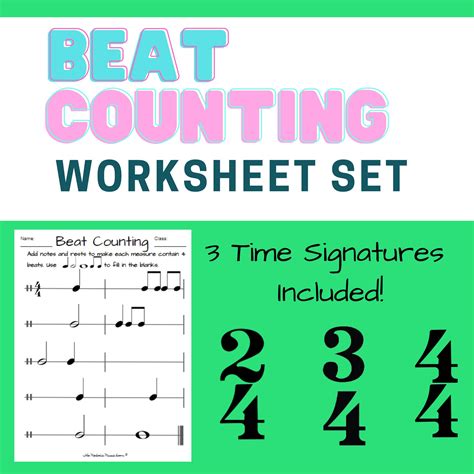 Beat Counting Worksheet Set Made By Teachers