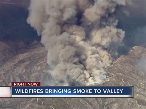 Wildfire fills Las Vegas valley with smoke