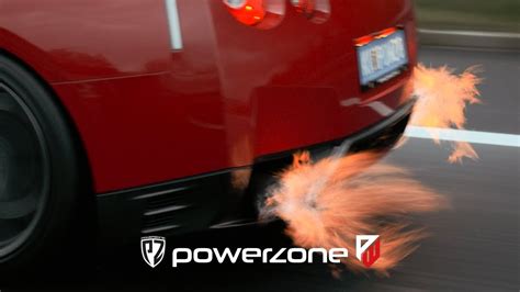 Flame Spitting Nissan GTR R35 POWERZONE 4K YouTube