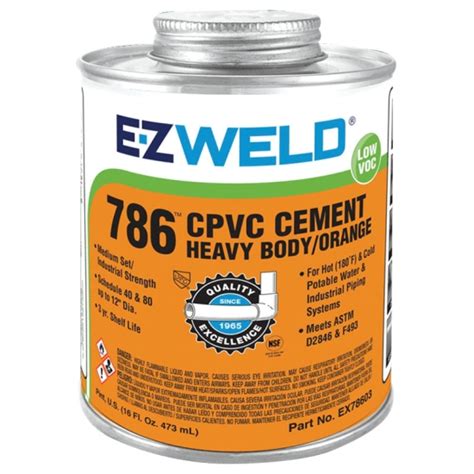 Oz Cpvc Orange Cement