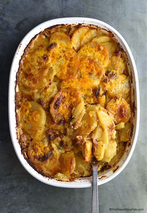 Barefoot Contessa Scalloped Potatoes And Ham These Easy Scalloped Potatoes Are Baked With Ham