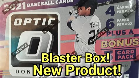 2021 Donruss Optic Baseball Blaster Box New Product Youtube