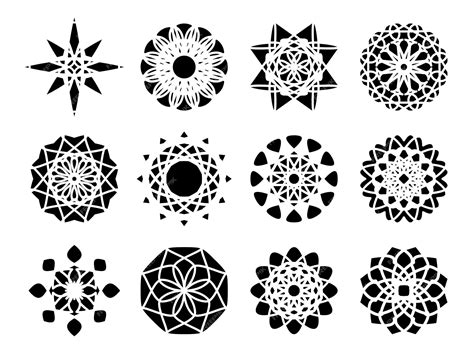 Premium Vector | Vector geometric symbols