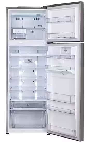 Lg 260 L 3 Star Frost Free Double Door Refrigerator Shiny Steel Gl T292rpzy At Best Price In