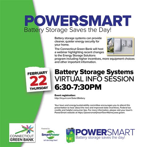 Feb Powersmart Battery Storage Systems Virtual Info Session