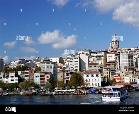 Galata District Skyline Istanbul Stock Photo Alamy