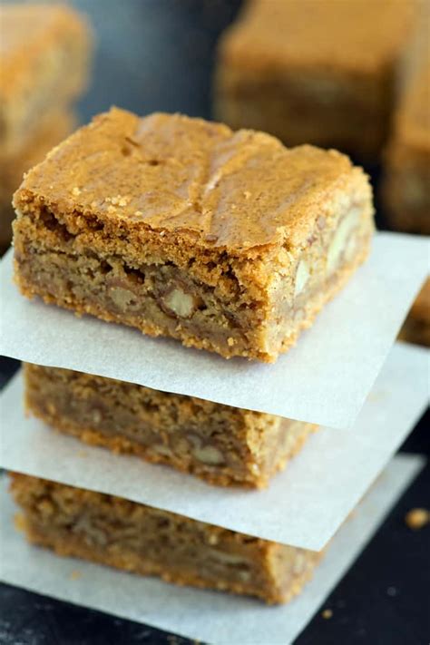 Browned Butter Blondies Butter And Baggage