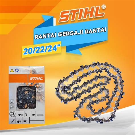 Jual STIHL Rantai Potong Chainsaw Gergaji Mesin 20 22 24 Inch Rantai