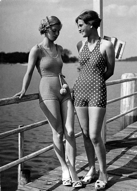 Sonja Georgi Bademode Ca 1930 Vintage Swimsuits Vintage Bathing Suits Vintage Fashion