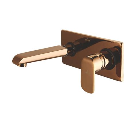 Zome Wall Mounted Concealed Basin Mixer Porus Full Gold Model Name