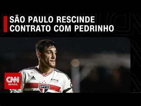 S O Paulo Rescinde Contrato Atacante Pedrinho Cnn Brasil