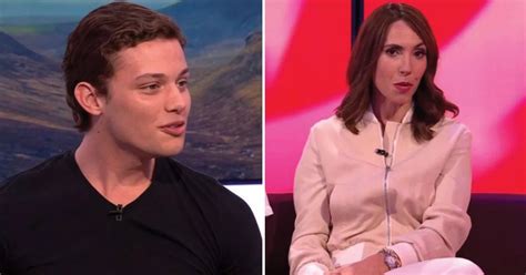 BBC The One Show S Alex Jones Apologises As Bobby Brazier Points Out